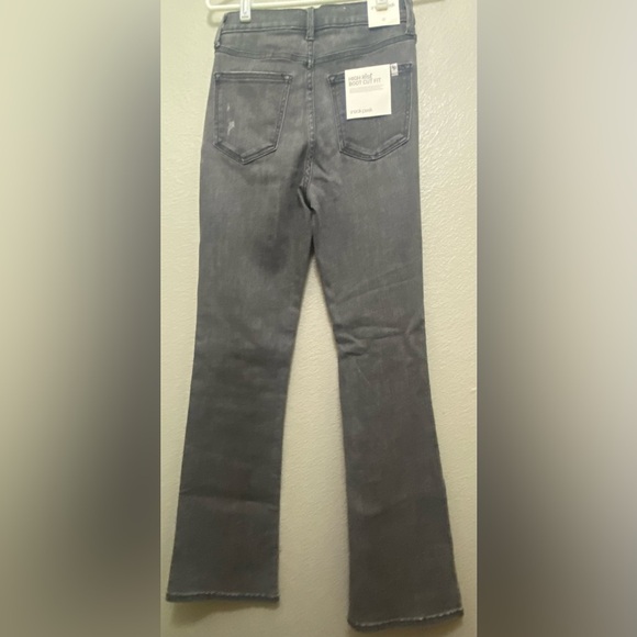 Light gray Sneak Peek Kim high rise boot cut jeans size 0 - Picture 2 of 8